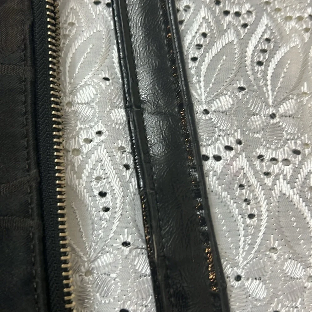 Coach F20064 Black Hobo Bag with Signature Style